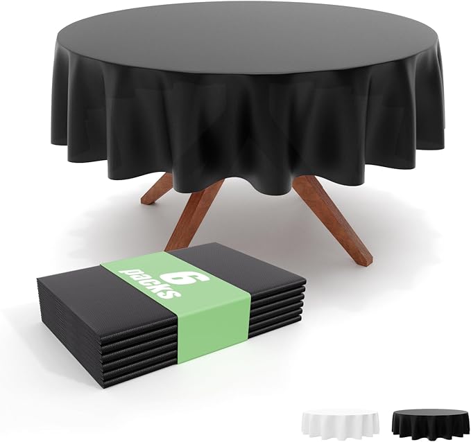 6 Pack Disposable Tablecloth For Party Decor