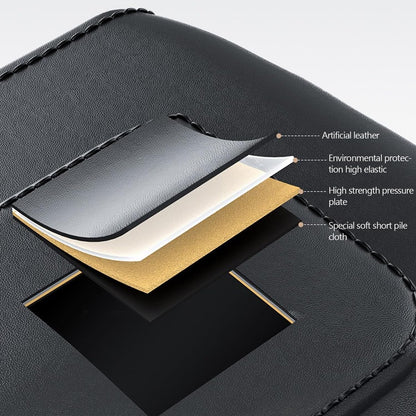 Car Seat Gap Filler Leather Car Box Seat Organizer and Storage Automotive Accessories with Pockets- Front Seats Car Adjustable Gap Filler for Phones, Glasses, Keys, Cards