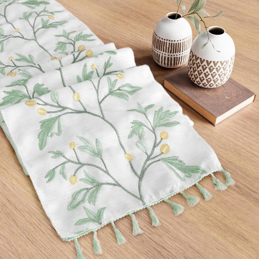 Boho Table Runner with Tassels
